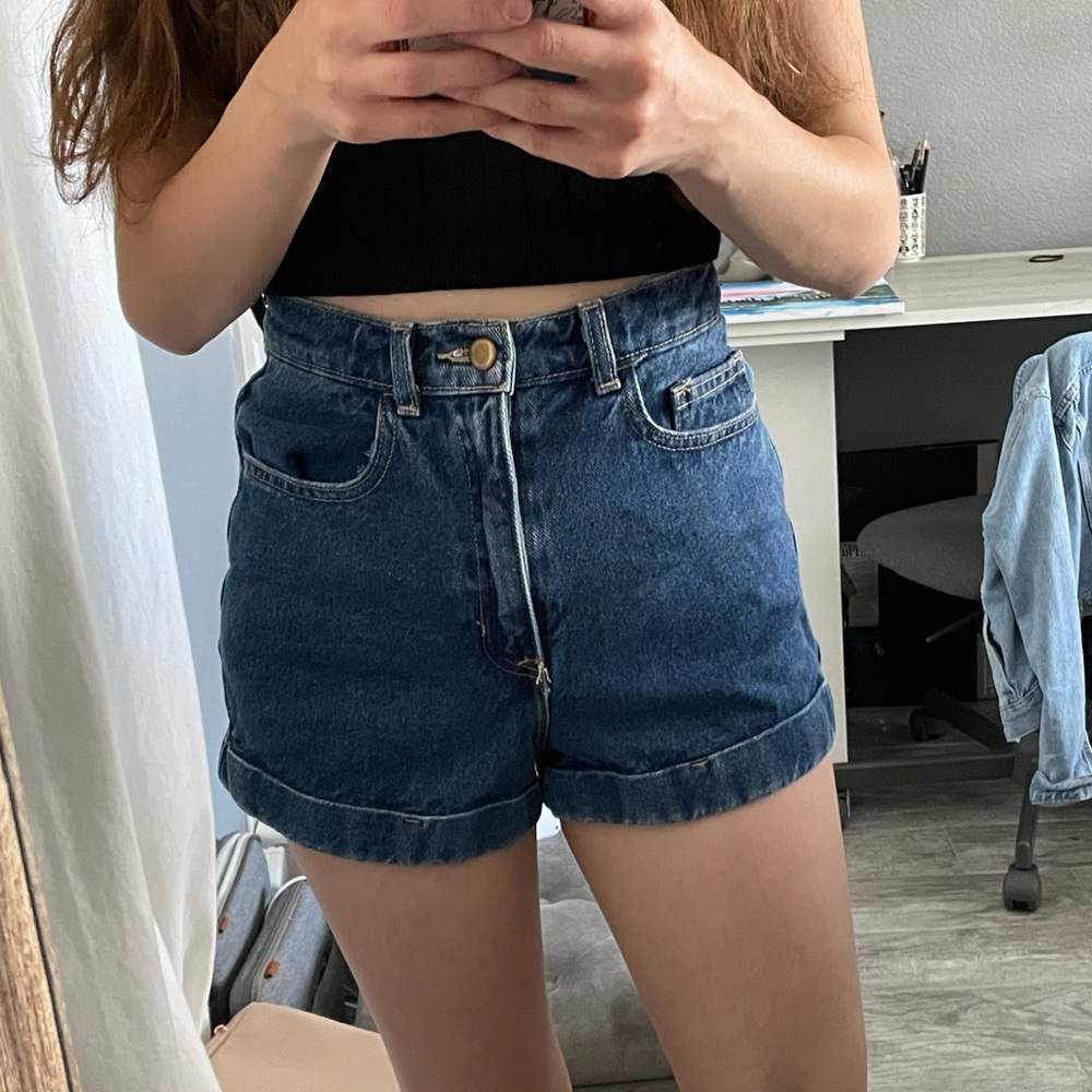 American Apparel High Waist Vintage Shorts